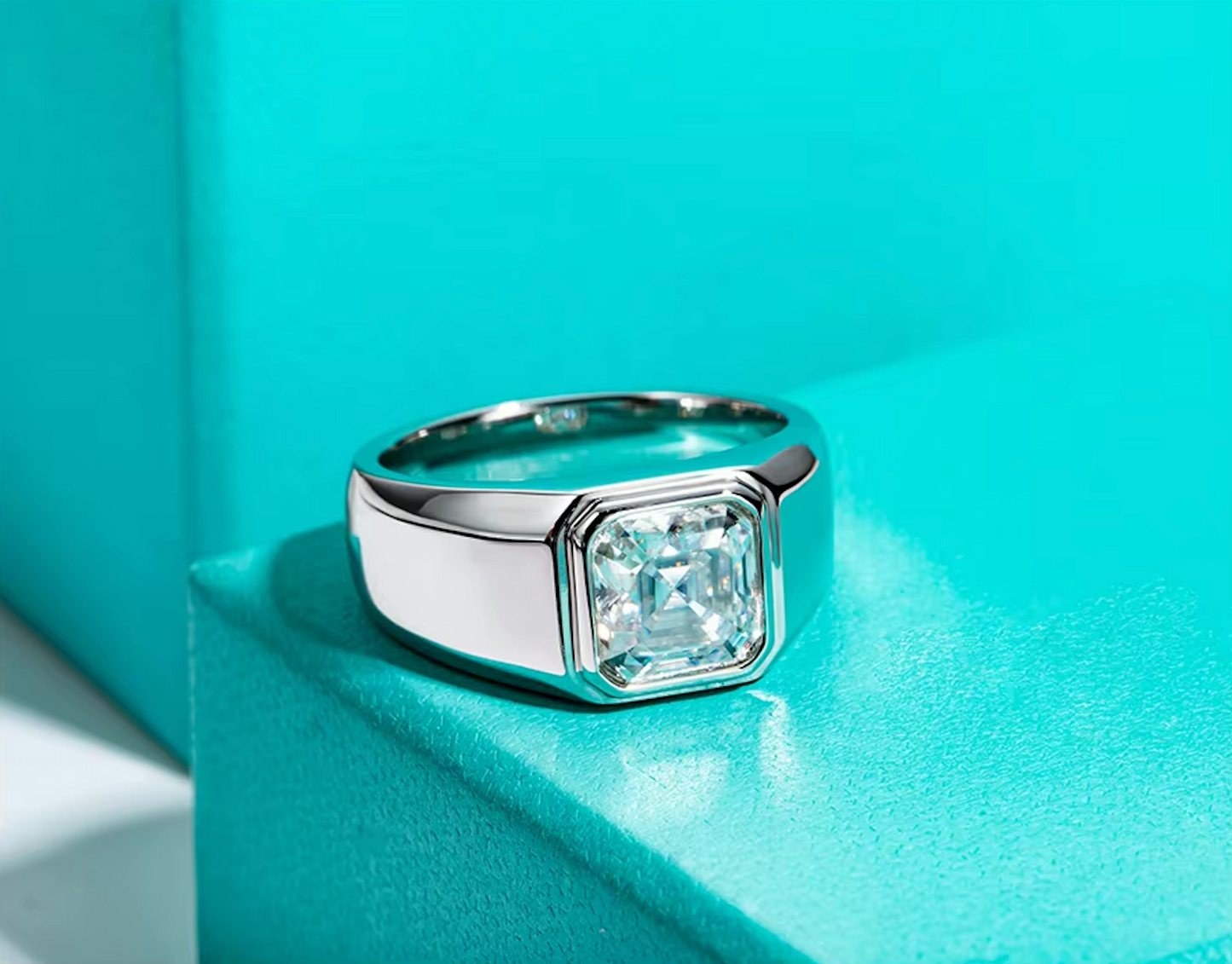 Moissanite Ring For Men