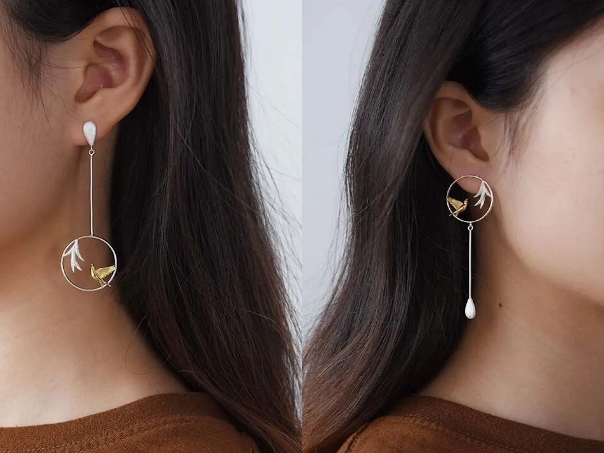 Asymmetrical Drop & Dangle Earrings