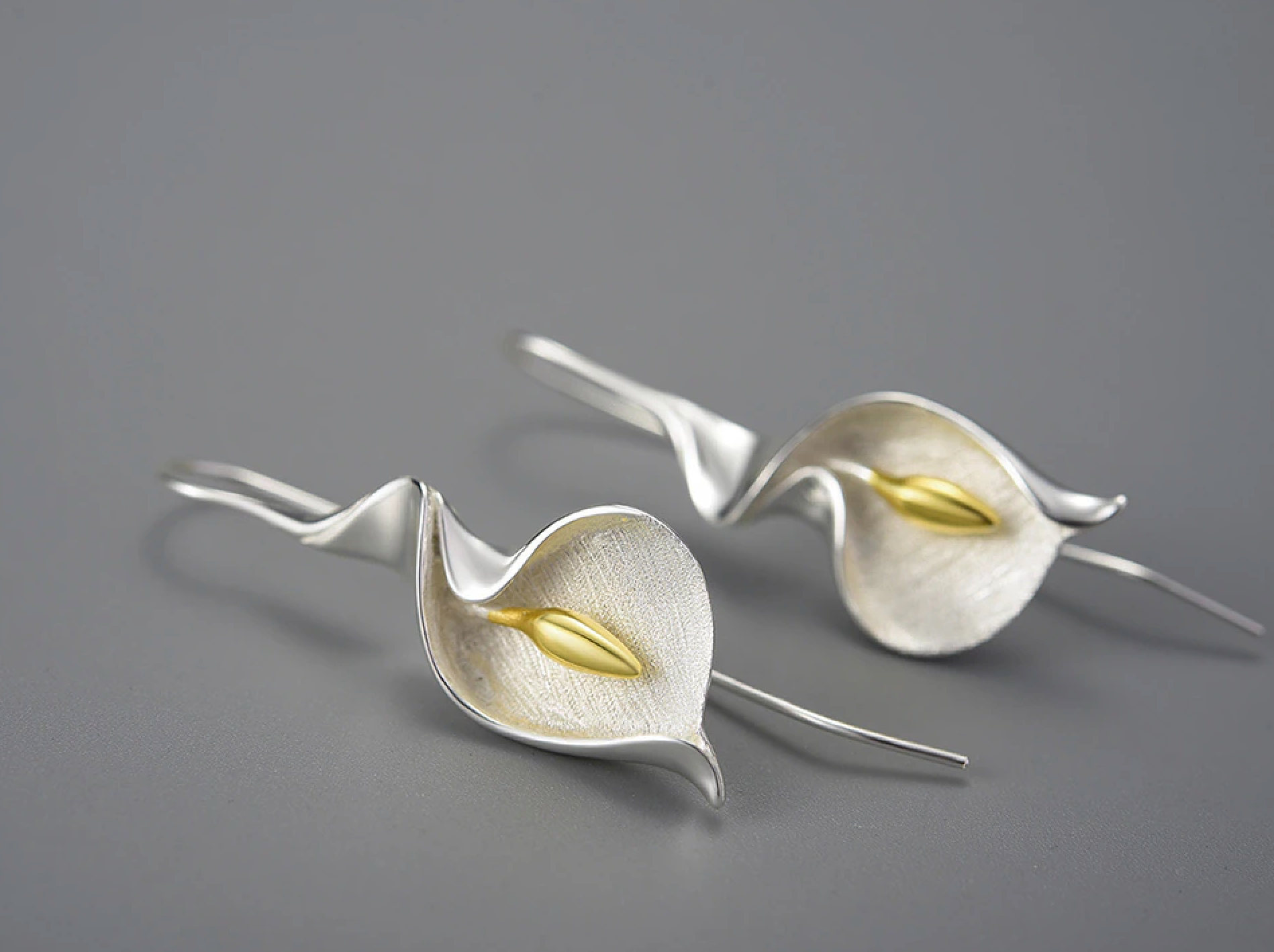 Calla Lily Drop & Dangle Earrings