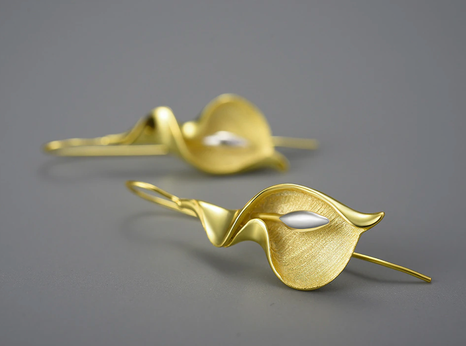 Calla Lily Drop & Dangle Earrings