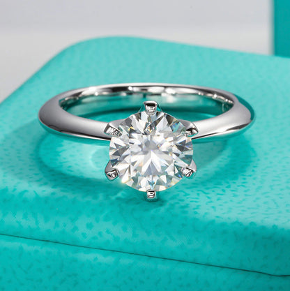 Moissanite Engagement Ring