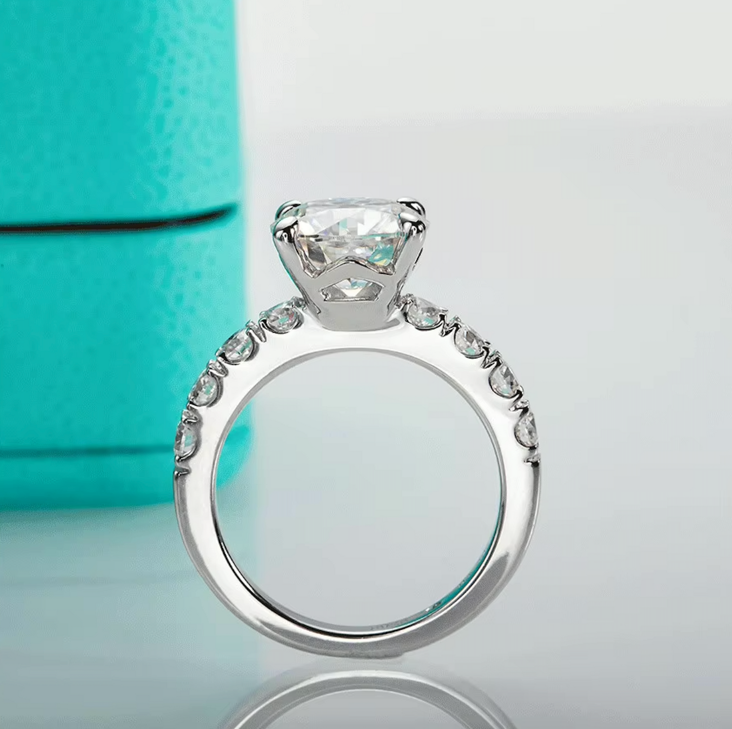 Moissanite Engagement Ring