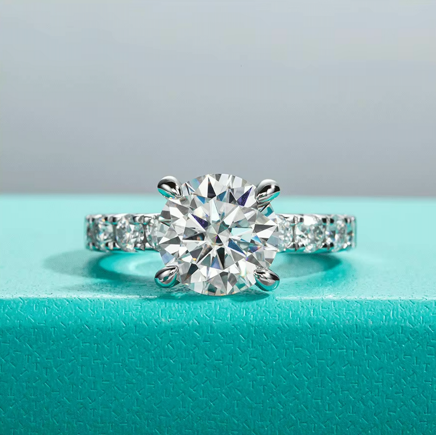 Moissanite Engagement Ring