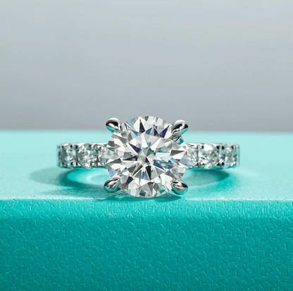 Moissanite Engagement Ring