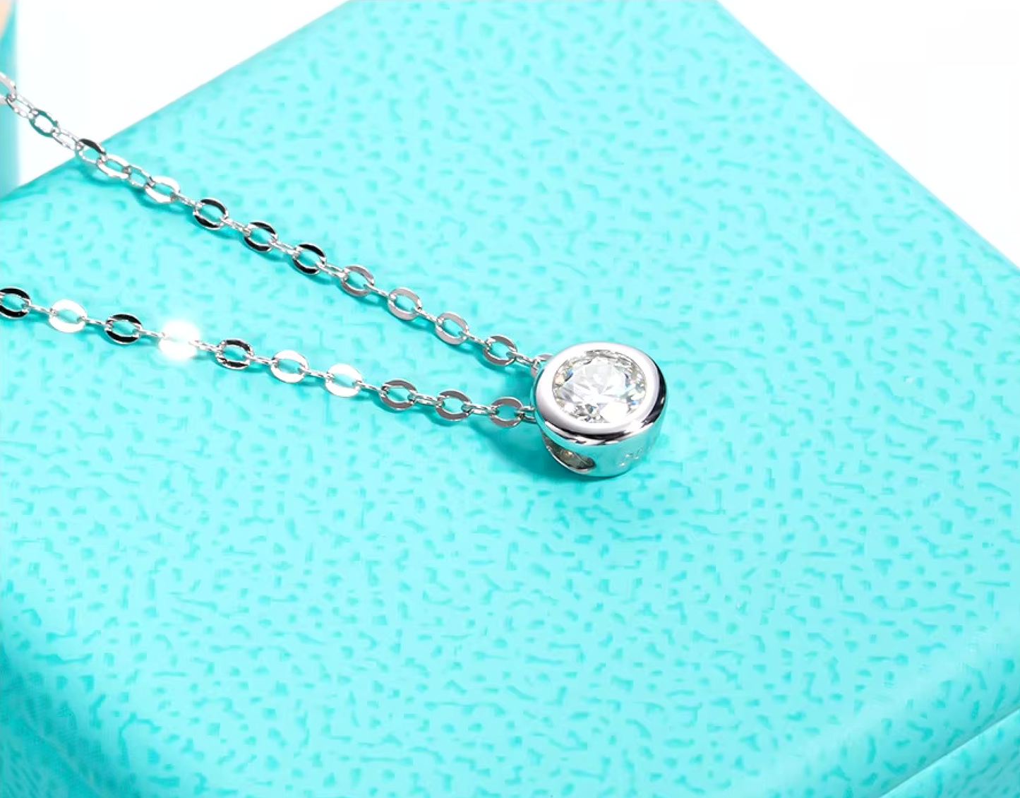 Moissanite Pendant Necklace