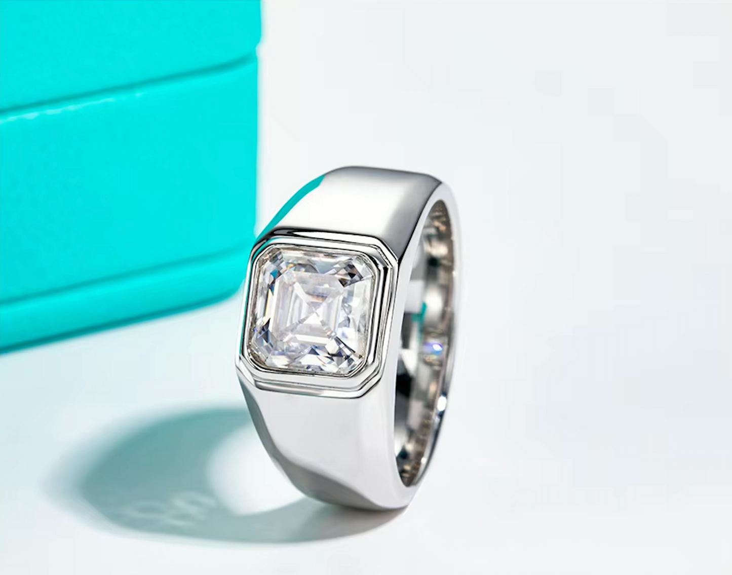 Moissanite Ring For Men