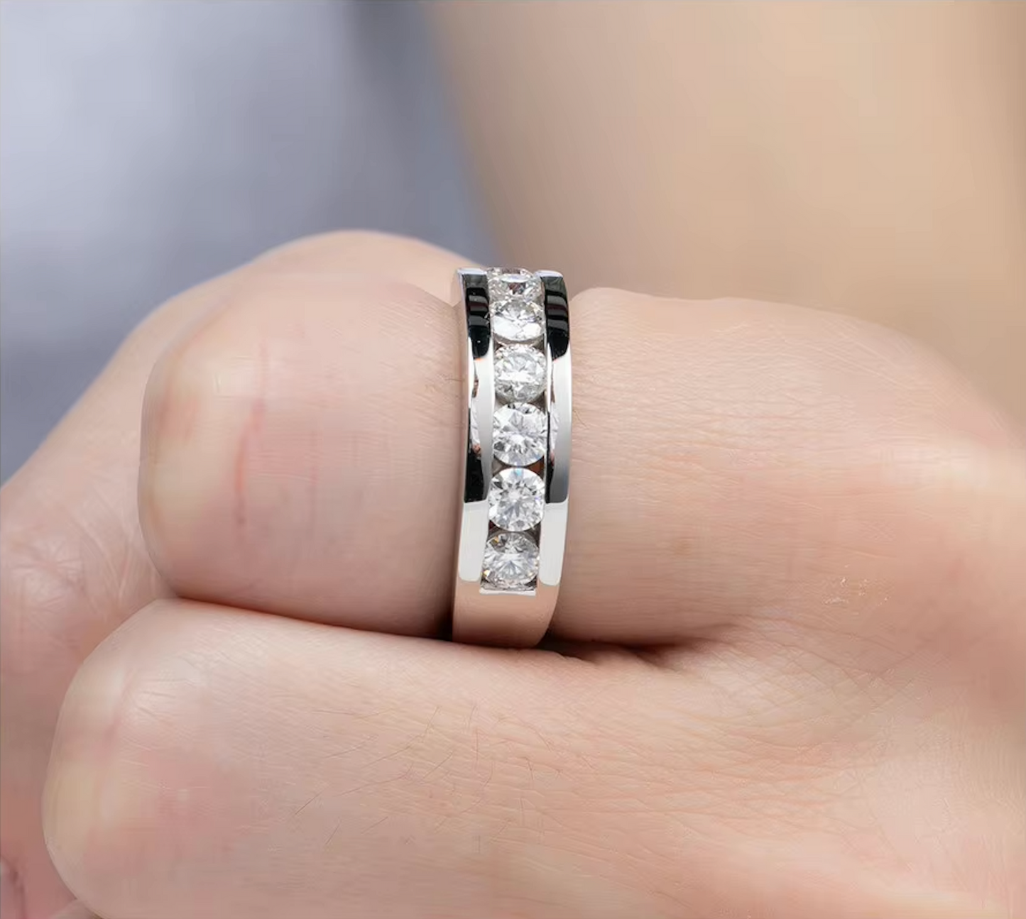 Moissanite Ring