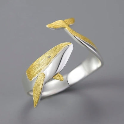 Whale Adjustable Ring