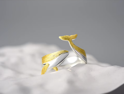 Whale Adjustable Ring