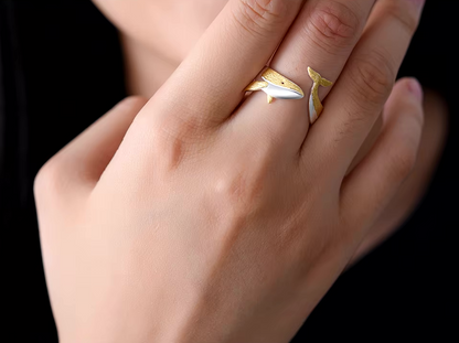 Whale Adjustable Ring